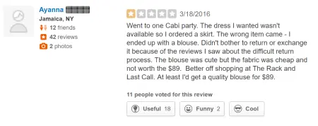 Cabi Reviews 1
