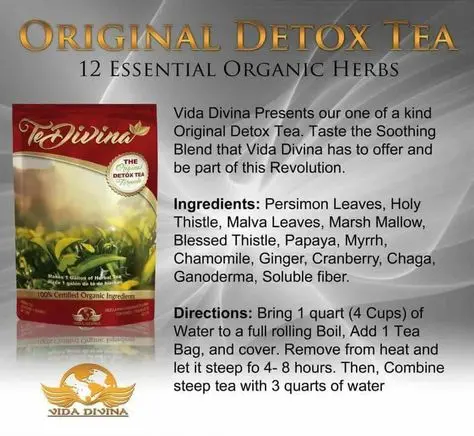 Vida Divina Detox Tea Ingredients